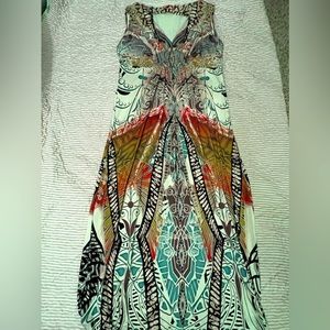 World Unity Boho Maxi Dress